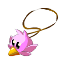 Amulette du Piou Rose