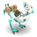 Dragodinde Ivoire et Turquoise